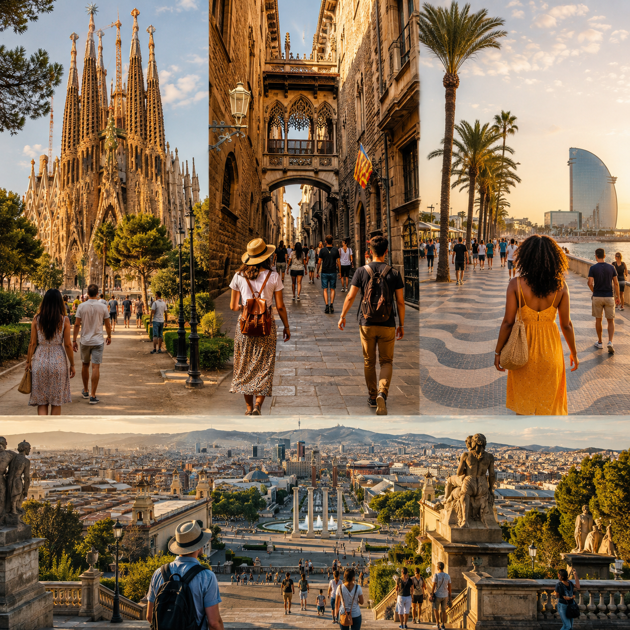 Las mejores rutas a pie por Barcelona según tu estilo de viaje